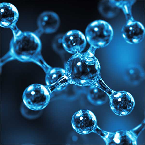 graphic depicting molecules